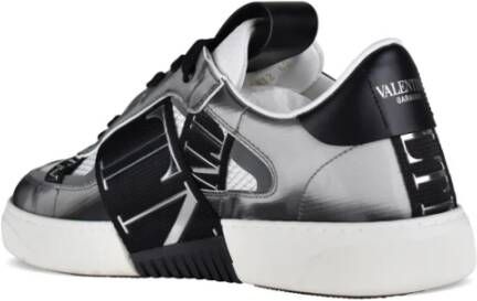 Valentino Garavani Zilver Metallic Vl7N Sneakers Gray Heren