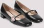 Valentino Garavani Zwarte ballerina's voor dames Elegante stijl - Thumbnail 2
