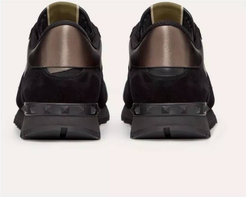 Valentino Garavani Rockrunner Camouflage Noir Sneakers Black Heren