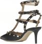 Valentino Garavani Studded leren enkelband hakken Black Dames - Thumbnail 10