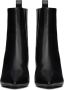 Valentino Garavani Leren Laarzen met Gedrapeerd Detail Black Dames - Thumbnail 6