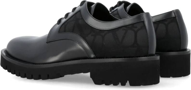 Valentino Garavani Closed Derby Toile Loafers