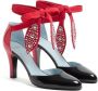 Valentino Garavani Sandalen Foliefoliage Sandal With Color-Block Design And Be in zwart - Thumbnail 3