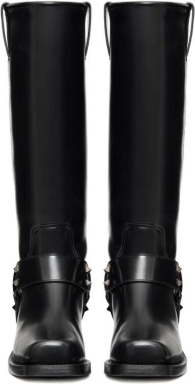 Valentino Garavani Zwarte Laarzen voor Stijlvolle Outfits Black Dames