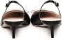 Valentino Garavani Zwarte Lakleren Slingback Strik Hakken Black Dames - Thumbnail 3