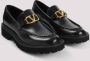 Valentino Garavani Zwarte leren loafers - Thumbnail 2