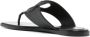 Valentino Garavani Zwarte leren sandalen met vierkante open achterkant - Thumbnail 2
