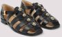 Valentino Garavani Zwarte Cage Sandalen met Metalen Details Black Heren - Thumbnail 2