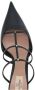 Valentino Garavani Zwarte Leren Studded Sandalen Black Dames - Thumbnail 4