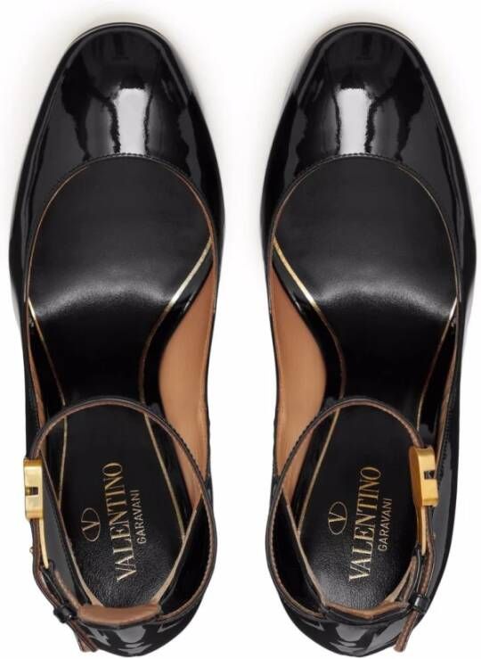 Valentino Garavani Tan-Go Platform Pumps Black Dames