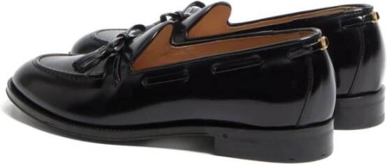 Valentino Garavani Zwarte platte schoenen Elegant stijl