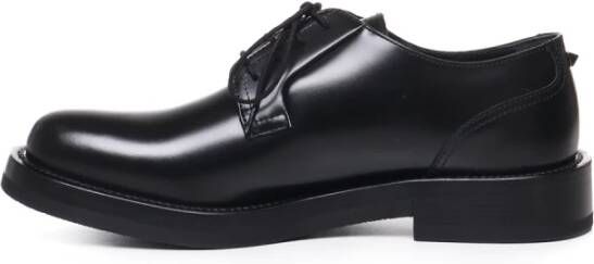Valentino Garavani Zwarte platte schoenen met Rockstud-detail Black Heren