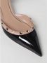 Valentino Garavani Zwarte Rockstud Ankle Wrap Pumps - Thumbnail 2