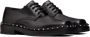 Valentino Garavani Zwarte Rockstud Leren Derby Schoenen Black Heren - Thumbnail 4