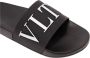 Valentino Garavani Zwarte Ronde Neus Slides Sandalen Black Heren - Thumbnail 4