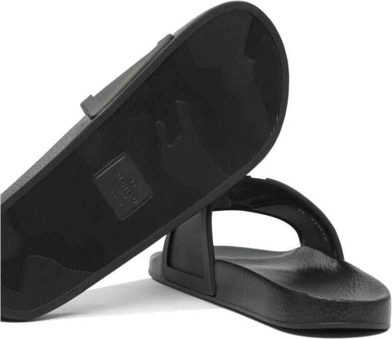 Valentino Garavani Zwarte Sandalen voor Mannen Coolside Stijl