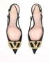 Valentino Garavani Zwarte Slingback Pumps - Thumbnail 2