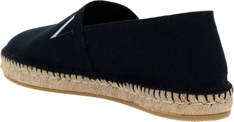 Valentino Garavani Zwarte Slip-On Canvas Espadrilles Schoenen