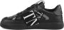Valentino Garavani Zwarte Sneakers met Logo Details Black Heren - Thumbnail 13