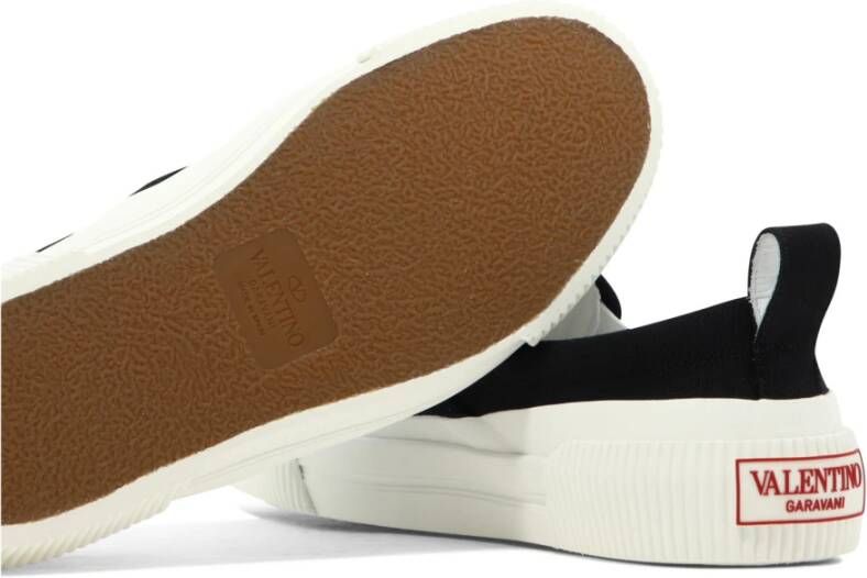 Valentino Garavani Zwarte Sneakers Vltn Stijl