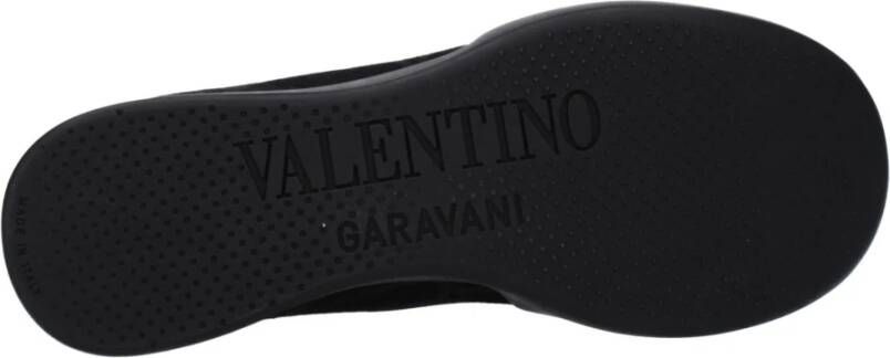 Valentino Garavani Zwarte Stoffen High Tops Sneakers