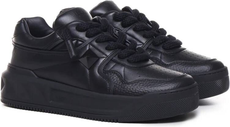 Valentino Garavani Zwarte leren Stud Baskets Lente-Zomer 2025 Black Heren - Foto 2