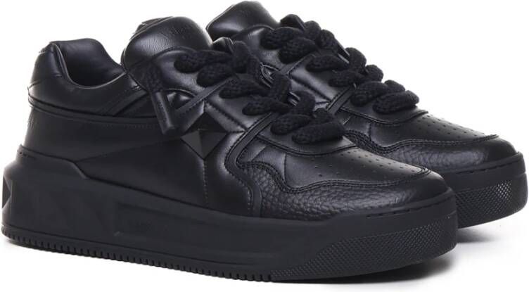 Valentino Garavani Zwarte Roman Stud Sneakers Black Heren - Foto 2