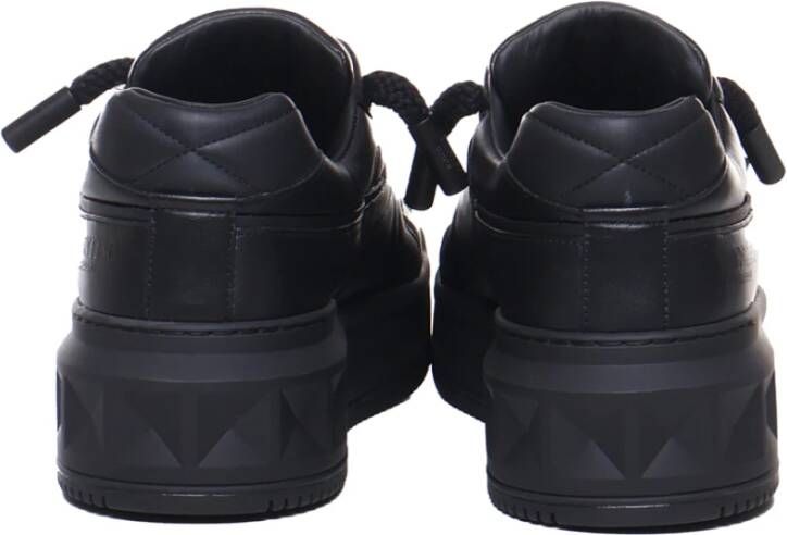 Valentino Garavani Zwarte leren Stud Baskets Lente-Zomer 2025 Black Heren - Foto 3