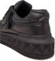 Valentino Garavani Zwarte leren Stud Baskets Lente-Zomer 2025 Black Heren - Thumbnail 5