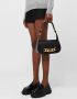 Valentino Garavani Zwarte Trackstud Loafers Logo Rubberen Zool - Thumbnail 2