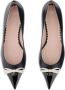 Valentino Garavani Zwarte VLogo Signature Platte Schoenen - Thumbnail 2