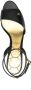 Valentino Garavani Stiletto leren sandalen met VLogo-plaatje Black Dames - Thumbnail 7