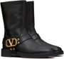 Valentino Garavani Zwarte VLogo Signature Square Toe Laarzen Black Dames - Thumbnail 6