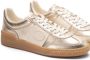Valentino Goudkleurige Leren Sneakers met Logopanelen - Thumbnail 2