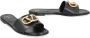 Valentino Garavani Leren sandalen met VLogo Signature Black Dames - Thumbnail 5