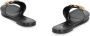 Valentino Garavani Leren sandalen met VLogo Signature Black Dames - Thumbnail 6