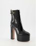 Valentino Garavani Boots & laarzen Boots Leather in zwart - Thumbnail 3