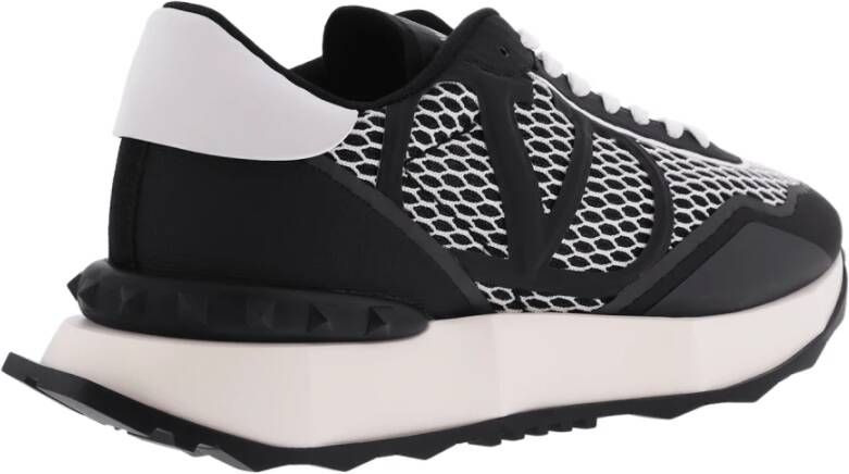 Valentino Heren NetRunner Sneaker Zwart Wit Multicolor Heren