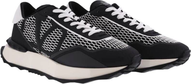 Valentino Heren NetRunner Sneaker Zwart Wit Multicolor Heren