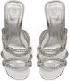 Valentino Kristalversierde Slippers Gray Dames - Thumbnail 3