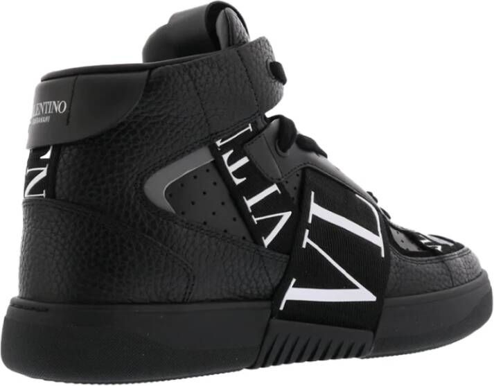 Valentino Mid-Top Zwarte Sneaker Black Heren