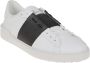 Valentino Garavani Open leren sneakers met voorsluiting White Heren - Thumbnail 14