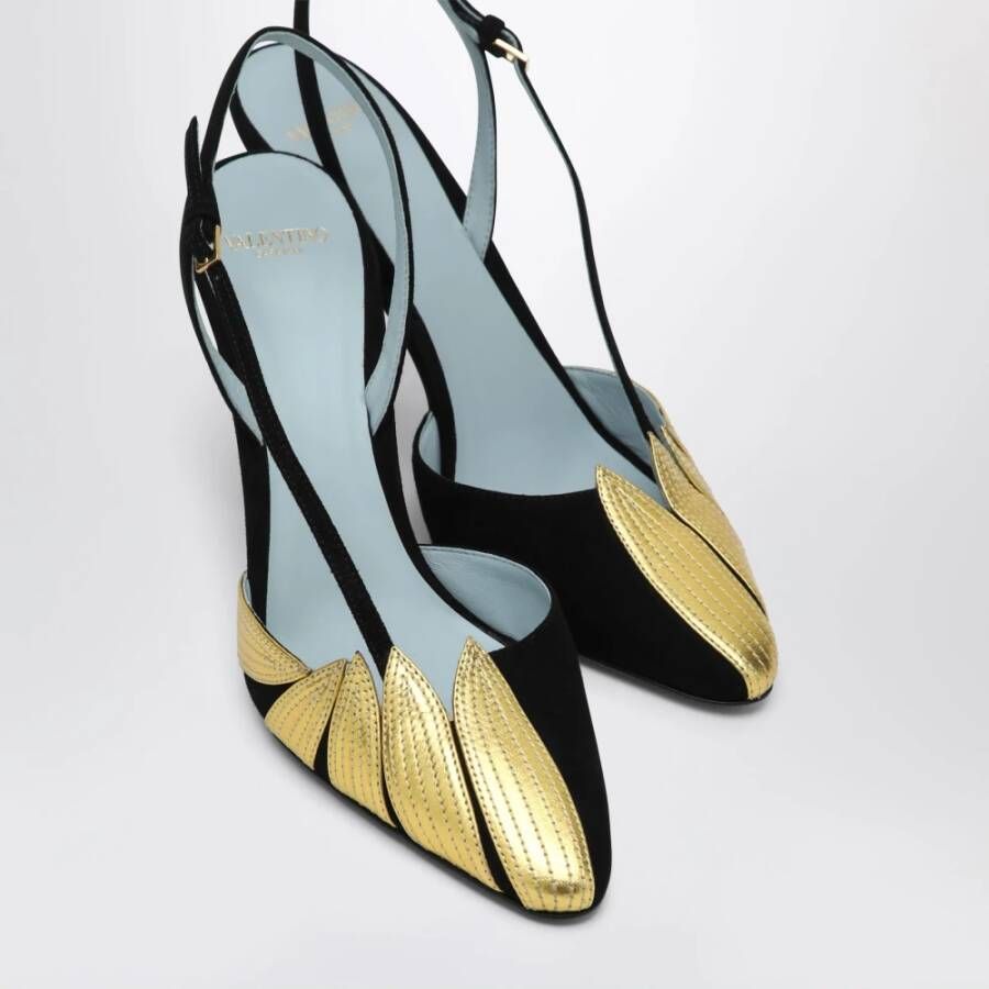 Valentino Platte slingback schoenen met Alta Foliage