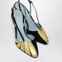 Valentino Platte slingback schoenen met Alta Foliage - Thumbnail 2