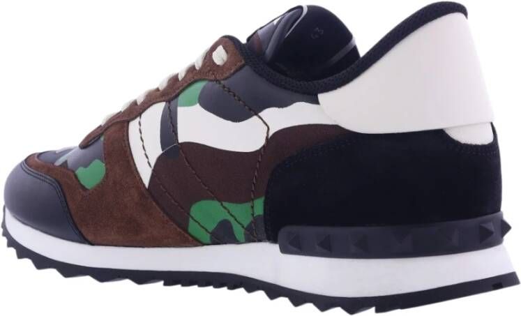 Valentino RockRunner Sneaker Bruin Groen Multicolor Heren