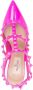 Valentino Rockstud lakleren pumps met bijpassende bandjes en studs Pink Dames - Thumbnail 4