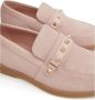 Valentino Roze Suède Loafers met Rockstud Details Pink Dames - Thumbnail 5