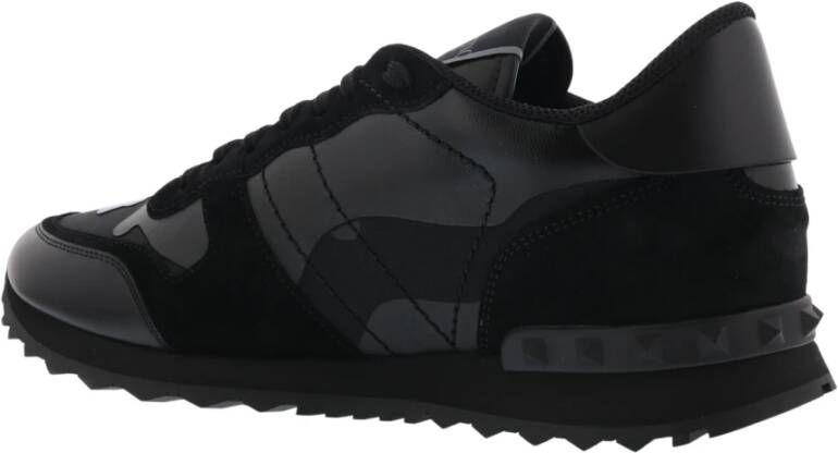 Valentino Garavani Camouflage Rockrunner Sneaker Zwart Heren - Foto 2