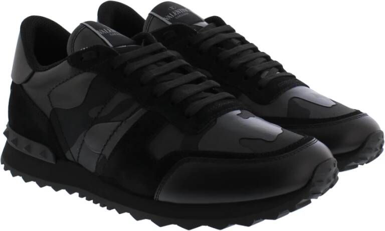 Valentino Garavani Camouflage Rockrunner Sneaker Zwart Heren - Foto 4