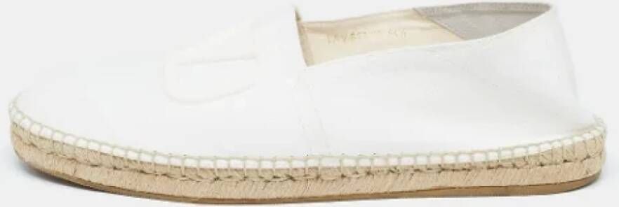 Valentino Vintage Pre-owned Canvas flats White Dames